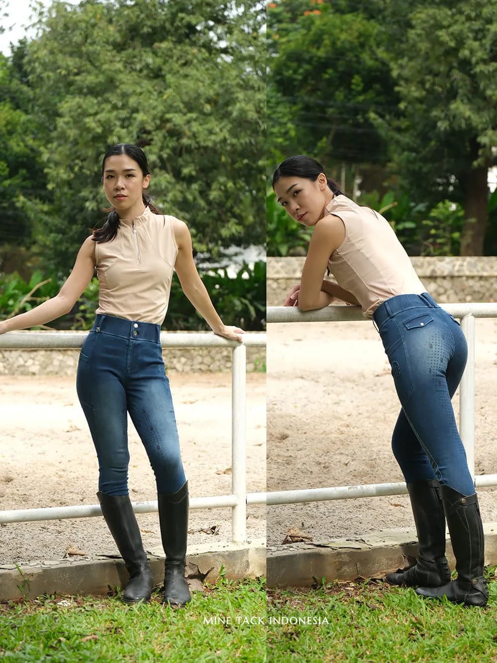 Mine Denim Full Grip Breeches